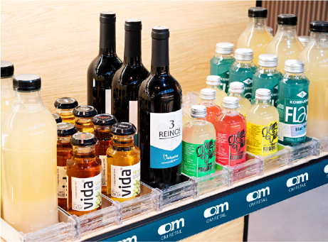 Stoppers and displays for shelf activation in retail